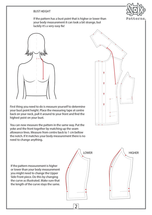Common Adjustments for Princess lines like The Eve and Birdy Family.