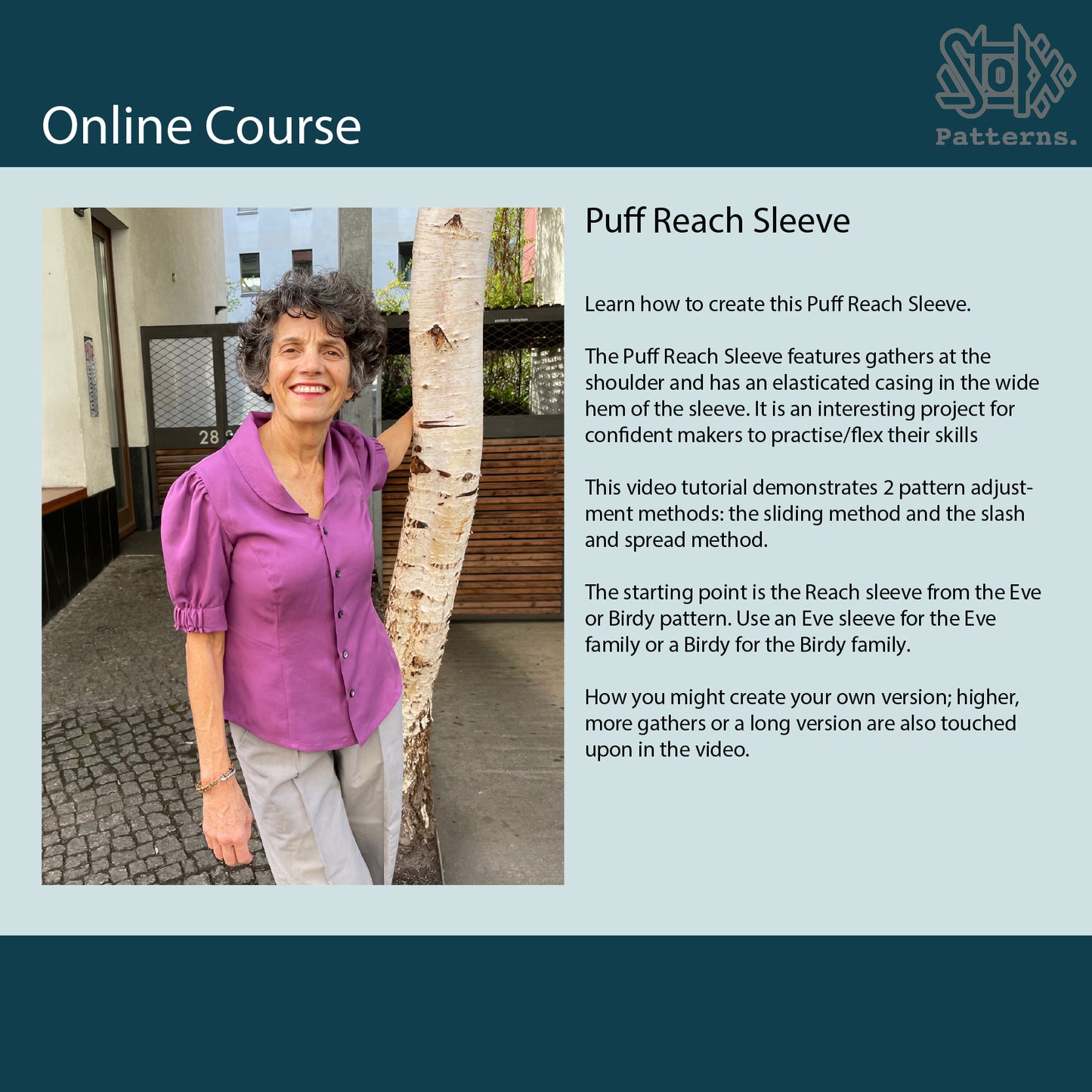 Online Course: Drafting the Puff Reach Sleeve