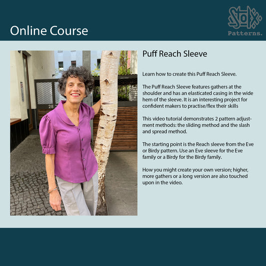 Online Course: Drafting the Puff Reach Sleeve