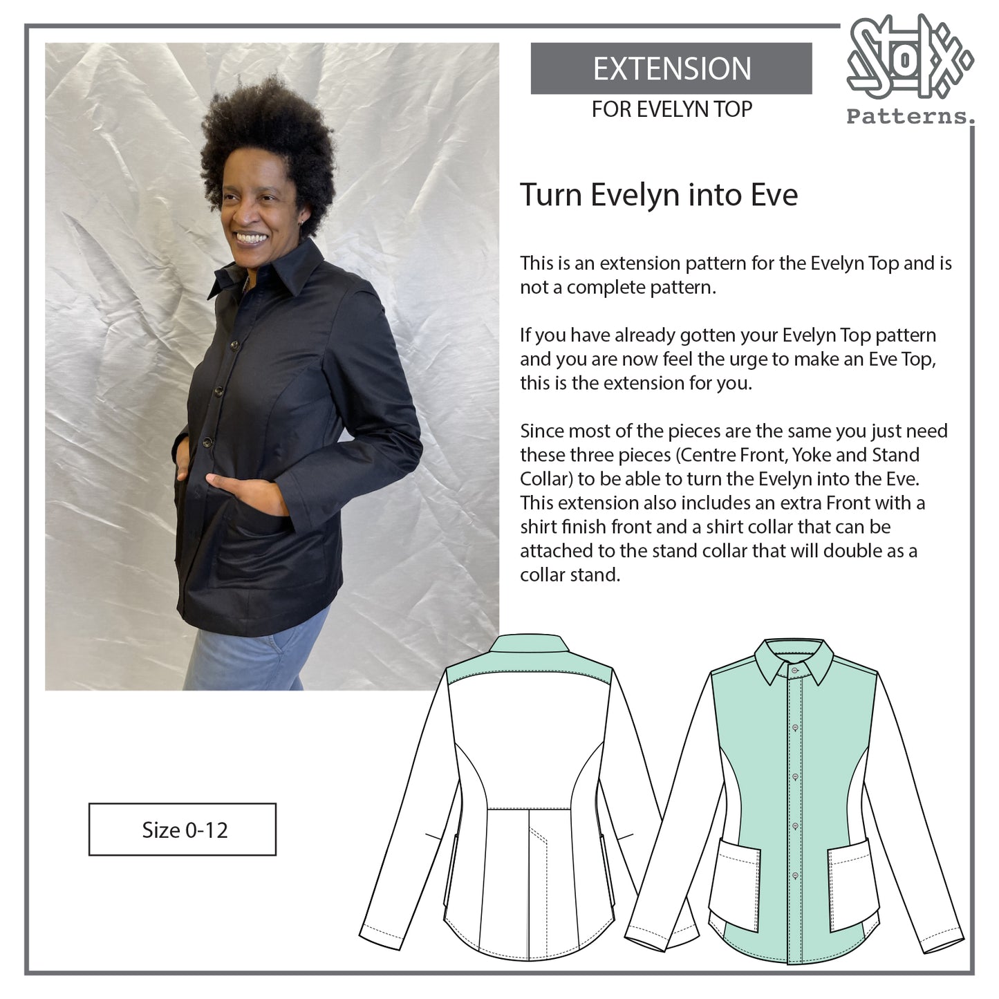 Evelyn Top Extension - Turn Evelyn into Eve