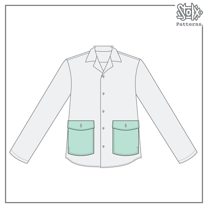 Zile Shirt Extension - Double Patch Pocket