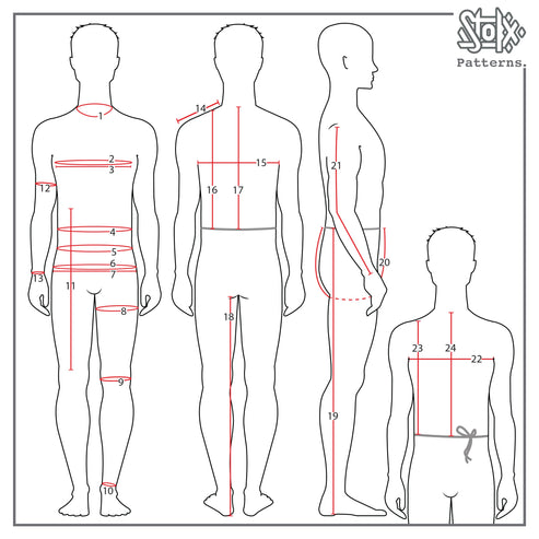 Free Tools - Measurements – Stokx Patterns