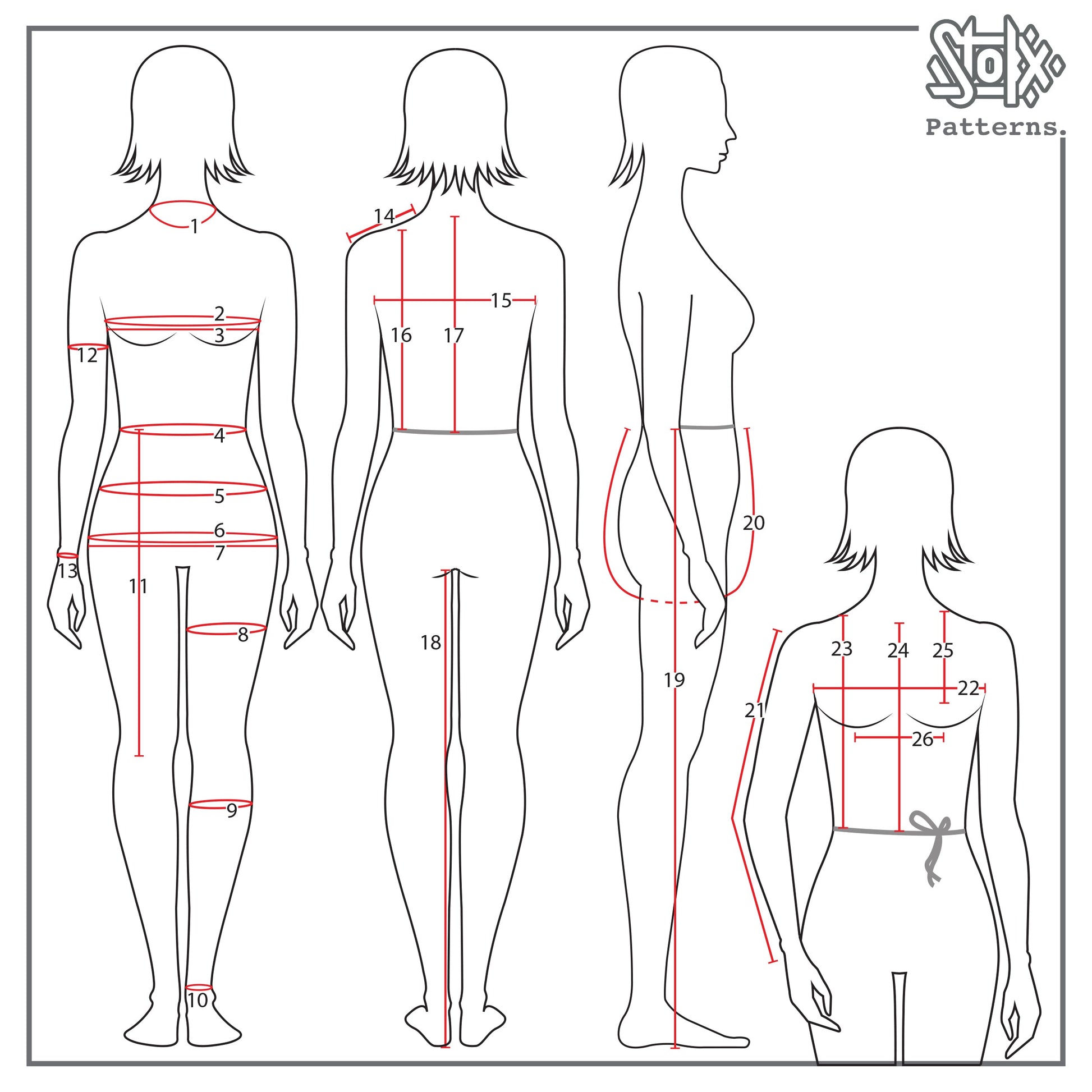 free-tools-measurements-stokx-patterns for Free Printable Male Body Measurement Chart For Sewing Free Tools - Measurements – Stokx Patterns for Free Printable Male Body Measurement Chart For Sewing