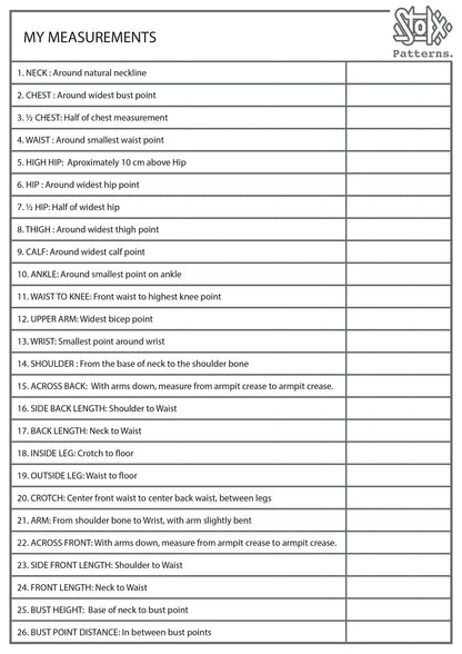 Free Tools - Measurements