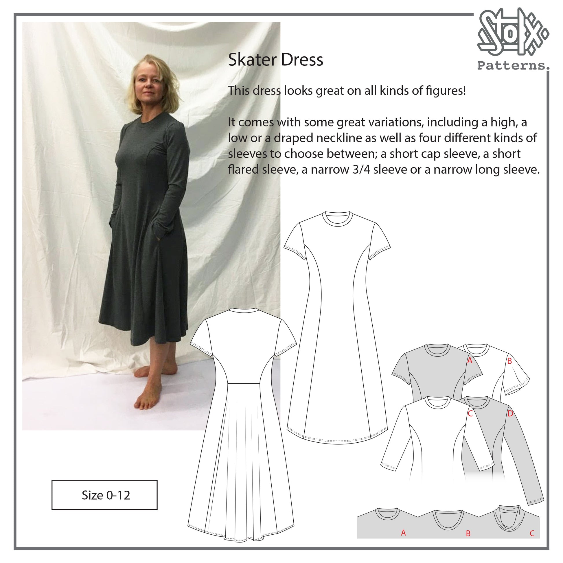 Skater Dress Stokx Patterns Skater Dress Stokx Patterns